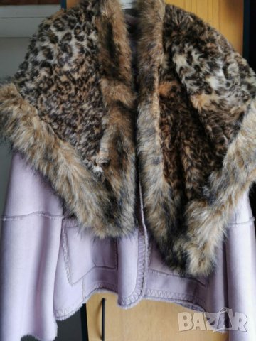 Ново лилав  цвят палто, снимка 5 - Палта, манта - 34987971