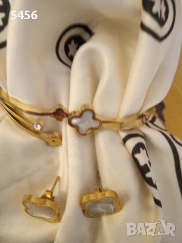 Обеци Van cleef , снимка 4 - Гривни - 50713973