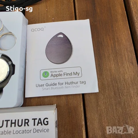 Чисто нов комплект Смарт Bluetooth Тракери QCOQ Huthur Tag (4 бр.) – Работи с Apple Find My, снимка 3 - Аксесоари за Apple - 55978171