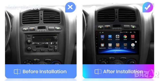 HYUNDAI SANTA FE 2000-2005 - 9'' Андроид Навигация, 9081, снимка 2 - Аксесоари и консумативи - 30927398