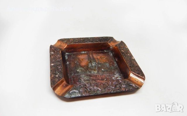 Стар Меден Пепелник Кьолнска катедрала Сувенир, снимка 9 - Други ценни предмети - 53185247