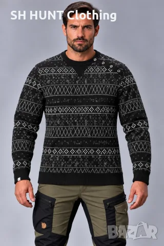 WE NORWEGIANS 100% Merino Wool размер L за лов туризъм свободно време  блуза 100% Мерино вълна - 245