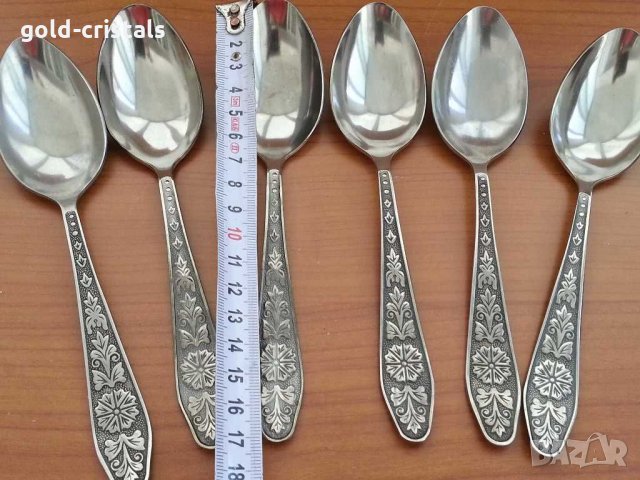 Руски лъжици лъжички , снимка 6 - Антикварни и старинни предмети - 30711245