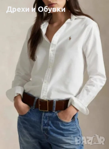 Бяла риза POLO RALPH LAUREN и дълга пола , снимка 17 - Ризи - 54154300