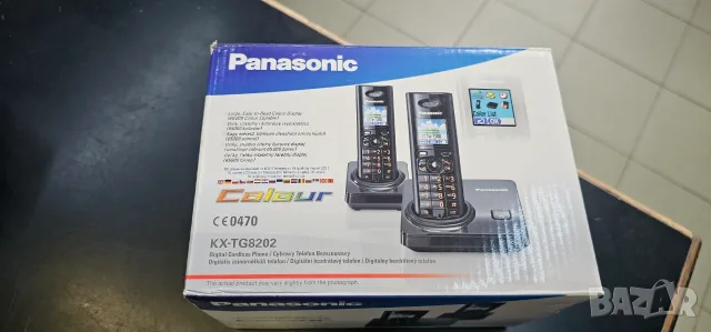 Panasonic DECT KX-TG8200/8202 - 1 или 2 слушалки, 12 м. гаранция