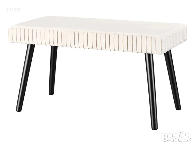 НОВИ! Тапицирана пейка до 110кг спалня, хол, антре, Голяма кадифена, снимка 4 - Други - 50734596