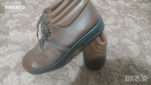 Работни боти с бомбе 46 номер-естествена кожа