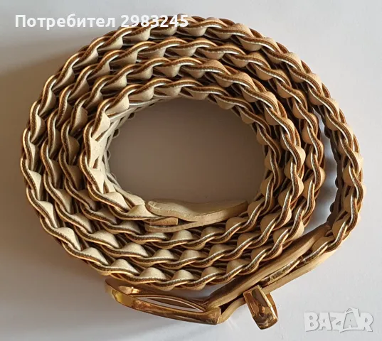 Дамски кожен колан, снимка 2 - Колани - 48460289