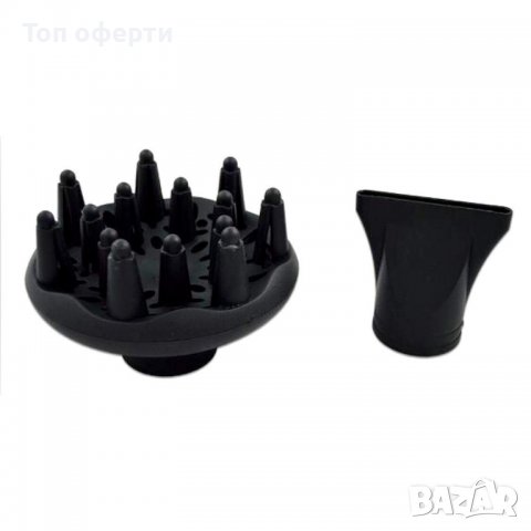 Сешоар Hausberg HB27 , 2200W, 2 степени, 3 нива на температура, Дифузер за обем, Черен, снимка 3 - Сешоари - 40203392