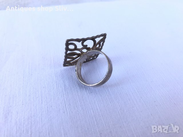 Красив сребърен пръстен №0893, снимка 2 - Антикварни и старинни предмети - 34302756