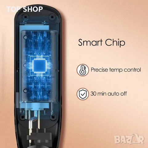 Керамична парна преса за изправяне и стилизиране от FUGACAL, снимка 16 - Преси за коса - 48763613