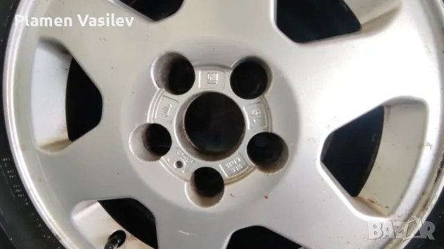 Гуми с джанти 15 5х110 opel astra zafira , снимка 8 - Гуми и джанти - 49943742