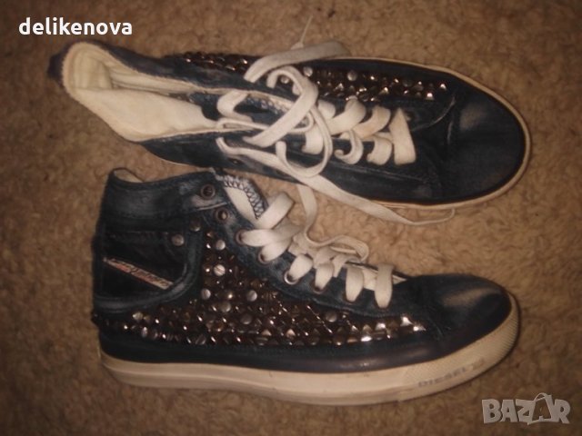 Diesel. USA Original. Size 38 Много яки кецове от деним, снимка 6 - Кецове - 25920194