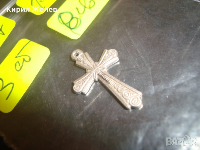 СТАРО СРЕБЪРНО КРЪСТЧЕ ОРНАМЕНТИРАНО 6717, снимка 3 - Колекции - 30294519