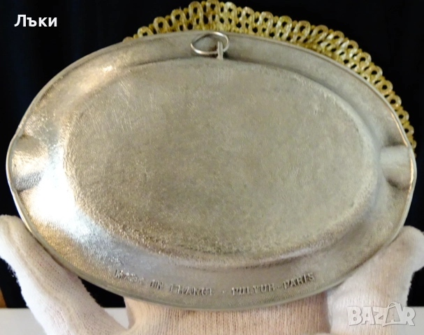 Калаен пепелник с Айфеловата кула,Триумфалната арка. , снимка 6 - Антикварни и старинни предмети - 52012714