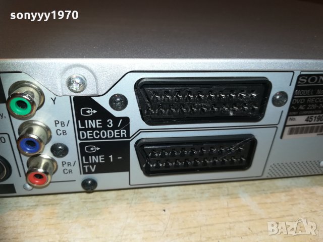 SONY RDR-HX725 HDD/DVD 160GB RECORDER 1111201859, снимка 15 - Плейъри, домашно кино, прожектори - 30755134