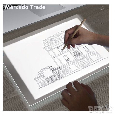 Таблет за рисуване и чертежи с LED светлина, снимка 3 - Ученически пособия, канцеларски материали - 37877039