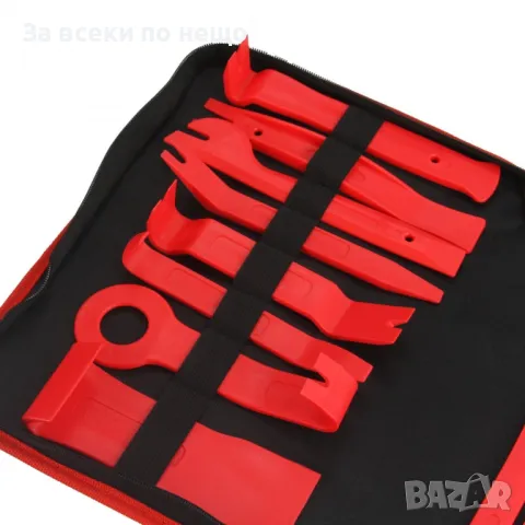 Комплект интериорни инструменти за демонтаж на компоненти по каросерията 19 части StahlMayer, снимка 3 - Други инструменти - 50360904