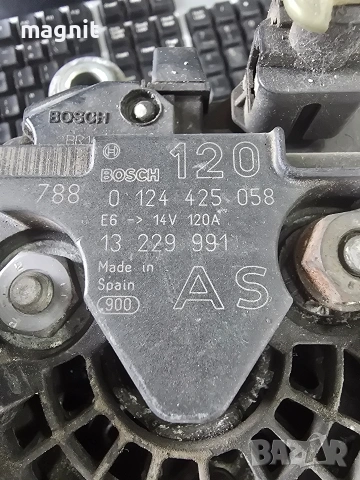 0124425058 Динамо OPEL 1.9 CDTI Astra H Signum Vectra C Zafira B 13229991, снимка 2 - Части - 53322583