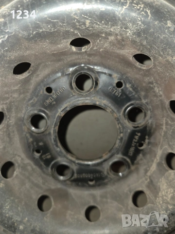 Железни джанти 16ки за Mercedes с хубави зимни гуми, снимка 5 - Гуми и джанти - 53899490