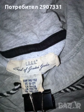 суичър с качулка (hoodie) L.O.G.G., снимка 4 - Детски анцузи и суичери - 47973985