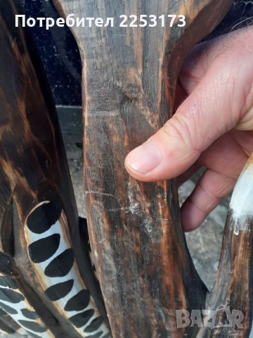 Три дървени котки Занзибар, снимка 4 - Декорация за дома - 38654189