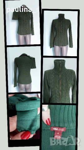 Три различни броя / Брандова жилетка тип яке, с цип , снимка 12 - Жилетки - 52350187