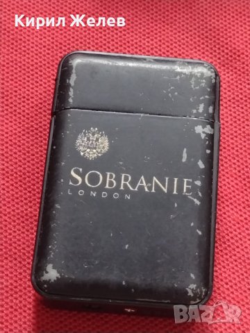 МЕТАЛНА ЗАПАЛКА SOBRANIE LONDON РАБОТИ МНОГО КРАСИВА СТИЛЕН ДИЗАЙН 7449, снимка 2 - Запалки - 39035309