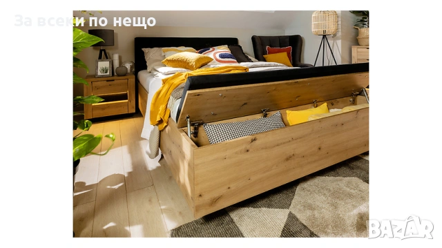 Легло Ostia 160x200 LOZ/160/B Код P2115, снимка 6 - Спални и легла - 54153578