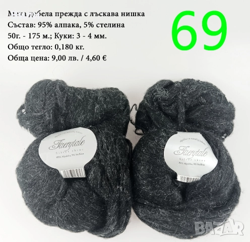 Евтини прежди в малки количества - нови и остатъци, снимка 4 - Други - 52029822