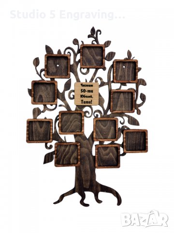 Рамка за снимки „Родословно Дърво“