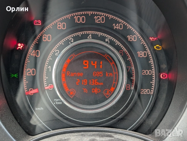 Fiat 500, 2008 г., 1.2, снимка 8 - Автомобили и джипове - 52272959
