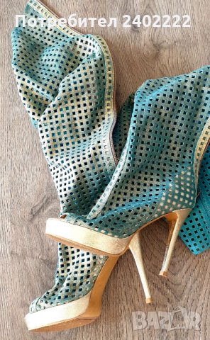 Летни ботуши.  Чизми на платформа. Ръчна изработка, уникални., снимка 13 - Дамски ботуши - 29939175