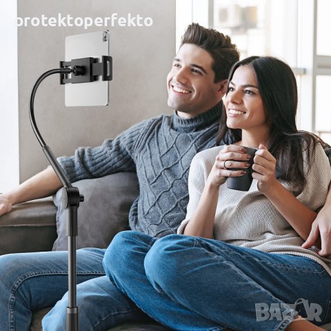 Стойка за телефон за инфлуенсъри, влогъри, ютюбъри, тиктокъри, подкастъри, снимка 1
