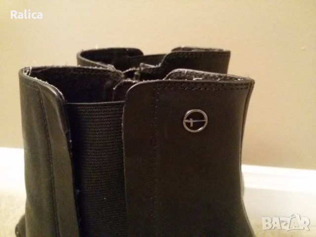 Tamaris боти естествена кожа, снимка 6 - Дамски боти - 29494697