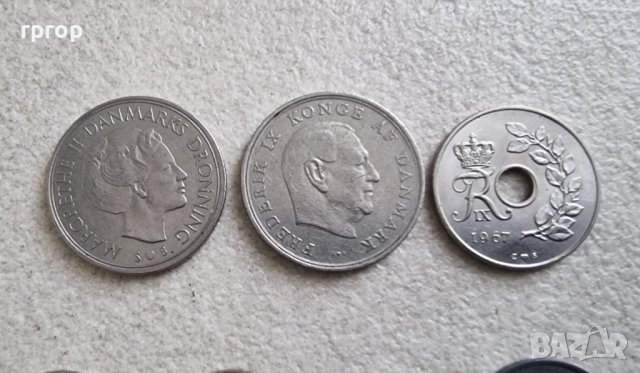 Монета. Дания . Датски крони. 7 бр., снимка 3 - Нумизматика и бонистика - 39586013