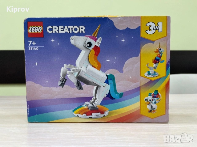 🧱 LEGO Creator 3-in-1 31140 – Магически еднорог (Unicorn)