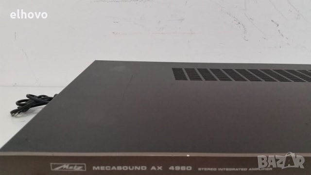 Стерео усилвател Metz Mecasound AX 4960 -1, снимка 3 - Ресийвъри, усилватели, смесителни пултове - 30412570