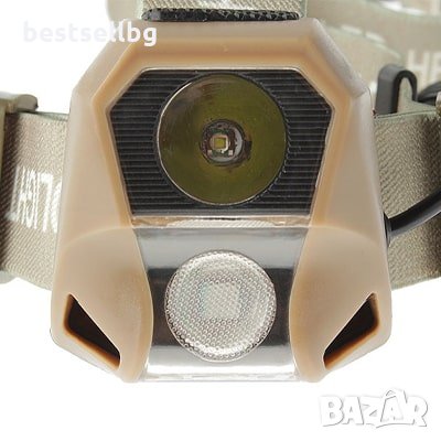 Мощен лед фенер за глава челник червена светлина лов риболов планина, снимка 3 - Къмпинг осветление - 29181398