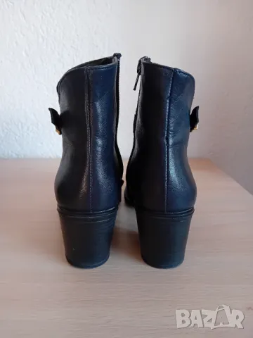 Дамски ботуши Visini от естествена кожа и велур, снимка 3 - Дамски боти - 47732251