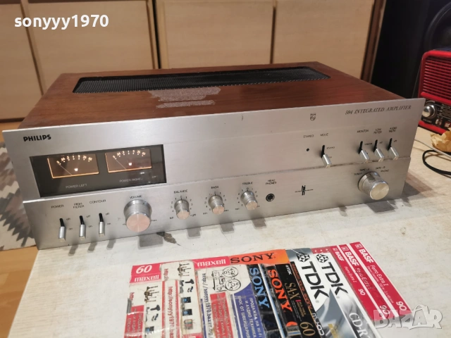 PHILIPS 594 AMPLIFIER-ВНОС SWEDEN 1204260816LCHERY1, снимка 6 - Ресийвъри, усилватели, смесителни пултове - 54170251