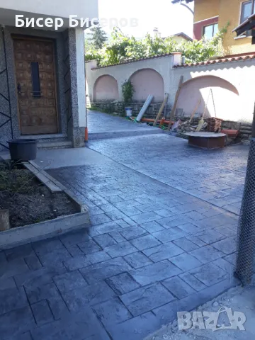 Щампован бетон от професионалисти в София , снимка 3 - Други ремонти - 49526218