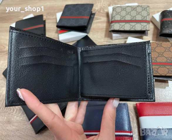 Мъжко портмоне / портфейл + кутия , снимка 2 - Портфейли, портмонета - 53115646