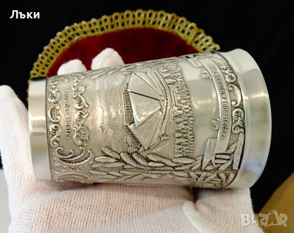 Чаша от калай за вино,Höchenschwand. , снимка 10 - Антикварни и старинни предмети - 37783591