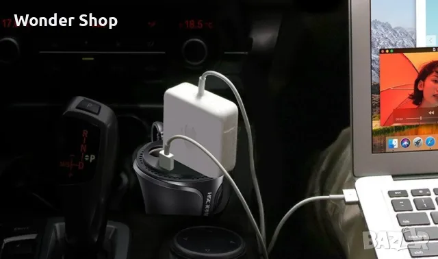 Автомобилен инвертор OZIO – Inverter-2. ✨, снимка 3 - Аксесоари и консумативи - 47889003