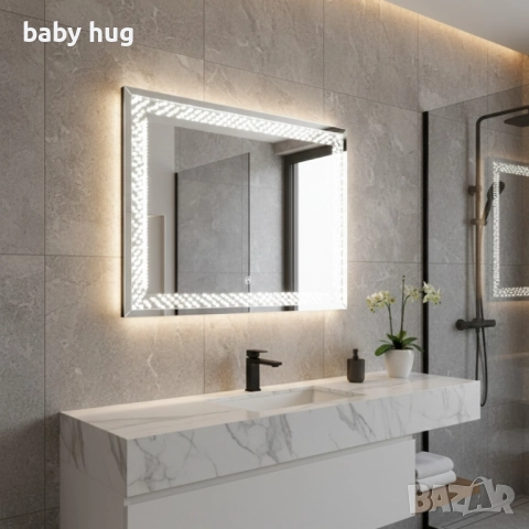 Стилно LED огледало, снимка 4 - Други - 51742555