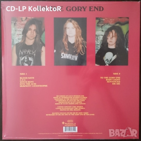 Нов Vinyl (Cancer - To the Gory End), снимка 2 - Грамофонни плочи - 51497528