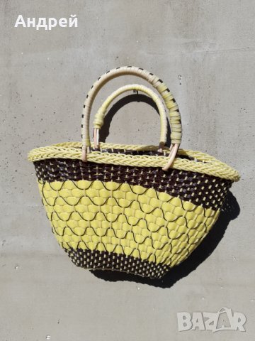 Стара плетена чанта #6, снимка 3 - Други ценни предмети - 42806899