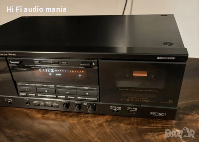 Продавам Двукасетен реверсен дек Denon DRW-850, снимка 2 - Декове - 54321130
