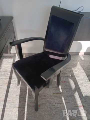 Класическо ретро бюро,писалище изработено изцяло от масив-дъб + стол, снимка 4 - Антикварни и старинни предмети - 48707352